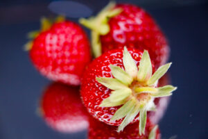 Erdbeeren kl Mohnblume